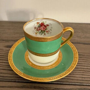 Espresso Cup & Saucer
by C Ahrenfeldt Limoges C Reizenstein Pittsburgh-Allegheny